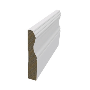 Kinmade trắng thông gỗ không thấm nước <span class=keywords><strong>MDF</strong></span> cửa gỗ Ốp chân tường trang trí sơn lót sàn gỗ ván chân tường đúc - Product Image 2