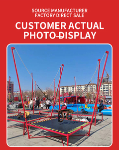 Nhà Máy Giá Chất Lượng Cao 2*2*4M Duy Nhất Tay Tời <span class=keywords><strong>Bungee</strong></span> <span class=keywords><strong>Trampoline</strong></span> Cho Trẻ Em Và Người Lớn Vui Vẻ Chơi <span class=keywords><strong>Trampoline</strong></span> Công Viên Cho Bán - Product Image 6