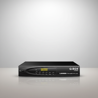 Décodeur TV HD 4K Quad Core DVB-T2/S2/C Q-BOX TG-555 avec Android 15, WiFi 802.11ac, 1080p, Exportation Commerciale Internationale