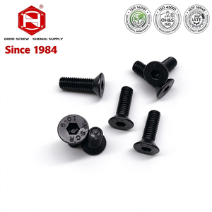 Wholesale GB70.3-2000 Allen Countersunk Head <b>Screw</b>, Carbon Steel 10.9 Grade Black Oxide Hexagon Socket Flat <b>Screw</b> - Product Image 1