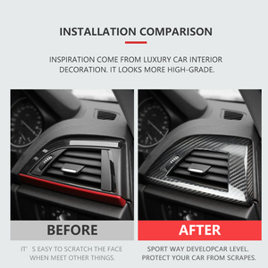 ES <span class=keywords><strong>accessori</strong></span> interni per auto in fibra di carbonio telaio principale per presa d'aria di guida in fibra di carbonio per <span class=keywords><strong>BMW</strong></span> 1 2 Serises <span class=keywords><strong>F20</strong></span> F21 <span class=keywords><strong>accessori</strong></span> per auto - Product Image 4