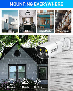 Weseciu POE kamera keamanan peluru luar ruangan, 5MP Audio dua arah deteksi gerakan P2P CCTV IP AI kamera de seguridad - Product Image 5