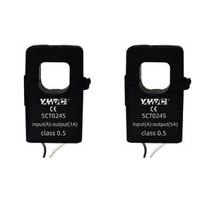 YHDC SCT024S Split Core <strong>Current</strong> <strong>Transformer</strong> 1A/<strong>5A</strong> Output 50Hz-60Hz 0.5/1% Accuracy Parallel Line Twisted Pair CE ROHS - Product Image 1