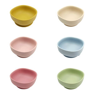Cuenco de succión de silicona para bebés, plato infantil de grado alimenticio, cuencos para niños sin BPA, novedad - Product Image 5