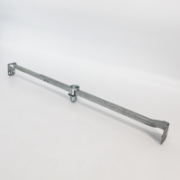 Supports de boîte électrique en acier Supports de barre de montage mural de qualité supérieure avec conception télescopique pour des options de support flexibles