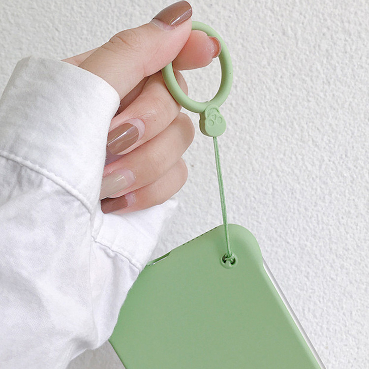 Wholesale Spring Coil Elastic Keychain Anti-lost Retractable Stretch Cord Plastic Spring Rope Image 5