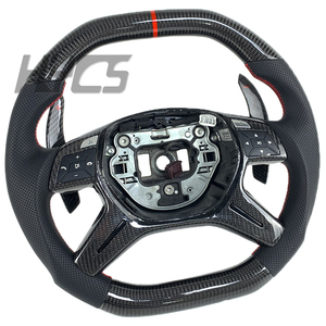 Accesorios de Interior de coche <span class=keywords><strong>volante</strong></span> de fibra de carbono para Mercedes Benz Clase G G65 G63 <span class=keywords><strong>AMG</strong></span> W463 ML63 GL550 GL63 W166 - Product Image 3