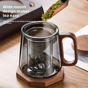 Многоразовая чашка для чая из боросиликатного стекла, 525 мл - Product Image 6