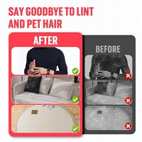 Gants de luxe électrostatiques réutilisables pour l'élimination des poils d'animaux, écologiques, pour canapé, tapis, rideaux et poils de chiens et de chats