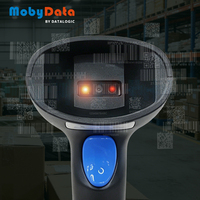 Escáner de Código de Barras USB 2D Mobydata HS100, Gran Venta, con Lector de Códigos QR, Función de Luz, Escaneo para Sistemas y Productos de Punto de Venta