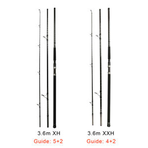 Leurre d'eau salée poids 50-200g tige de filature Toray tissu de carbone 2.8m 3.2m 3.6m XH XXH canne à pêche en mer Fuji Guide Power Popper Rod - Product Image 6