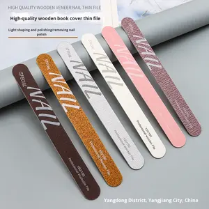 Lime à polir les ongles en acier inoxydable double face ultra-mince planche d'émeri spéciale pour manucure bande de frottement lavable pour façonner les ongles - Product Image 5