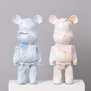 Cerámica 28cm oso violento decoración hucha transferencia de agua Color decoración estudio sala de estar oso ladrillo Decoración - Product Image 6