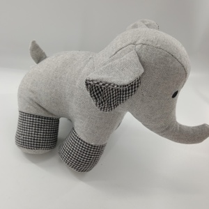 Tapones de puerta de felpa de elefante de bajo precio, bolsa de arena rellena, tapón de puerta de elefante para decoración del hogar - Product Image 3