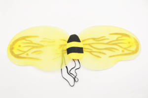 Falda Tutú de Abeja Amarilla y Negra con Alas para Niñas, Disfraz de Halloween - Product Image 2