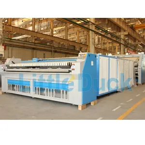 Hotel Ziekenhuis Wasserij Textiel Dubbele Roller Strijkmachine 3000Mm Stof Bed Cover Strijkmachine Fabricage In China