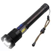 Lampes de poche LED XHP90, lampes de poche tactiques à zoom télescopique alimentées par LED, rechargeables par USB, LED de type 1101, lampe de poche plus