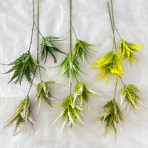 ดอกไม้ประดิษฐ์พลาสติก3D สีเขียวปรับแต่งได้ปรับแต่งได้หลากสี <span class=keywords><strong>Pteris</strong></span> สำหรับบ้านงานแต่งงานคริสต์มาสเวที - Product Image 4