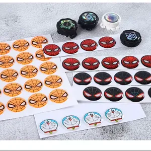 Gepersonaliseerde Patroon Epoxy Dome Waterdichte Verwijderbare Kleefstof Pvc Stickers Epoxyhars