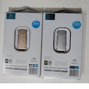 Clé USB Lamyoo S003 32 Go en métal rotative avec porte-clés - Product Image 3
