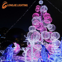 Große Hochwertige Weihnachtsdekoration für Geschäfte Dinosaurier-Park Vergnügungspark Performance-Lichtshow