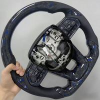 Volant en fibre de carbone forgé pour Toyota Land Cruiser LC200 LC300 LC79 LC70 LC76 FJ70 FJ79 FJ200 Prado Hilux N70 N80