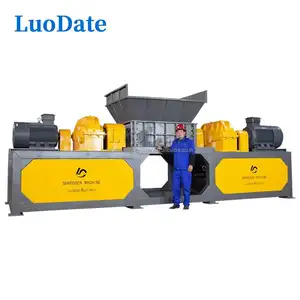 Waste Tire Recycling Machine For Rubber Car Tire Crusher Machine Rubber Product Making Machinery