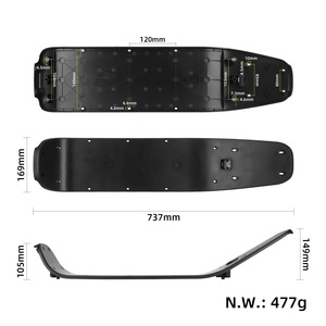 Marco para el scooter Xiaomi 6, instalado con orificios precisos y posiciones que no dañan el material, la cubierta del marco se ajusta firmemente. - Product Image 2
