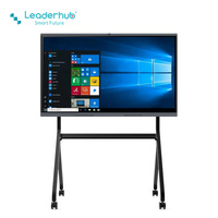 Agent d'achat Leaderhub Prix du distributeur 65 75 86 98 Tableau blanc intelligent à écran plat interactif de 110 pouces pour l'enseignement