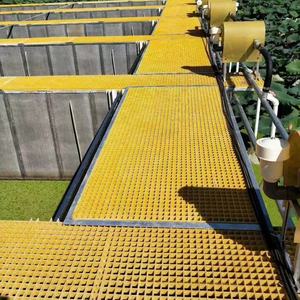 Promozione a buon mercato resistente alla corrosione FRP grata 38x38mm maglia pannelli in fibra di vetro per le acque reflue chimico del pavimento della piattaforma - Product Image 2