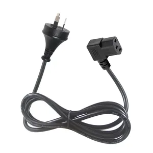 Australian Plug Wire With Multiple Outlets Flat Extension Cord 3 Prong Power Cable