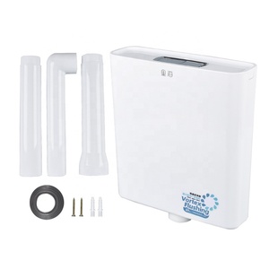 Moderno Serbatoio WC a Doppio Scarico in Plastica PP, Accessorio per Bagno e Toilette - Product Image 3