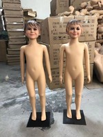 Mannequins Enfants Plein Corps Couleur Chair de Haute Qualité avec Tête, Mannequin Fille en Plastique pour Présentation de Vêtements Enfants en Gros