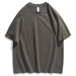 AG260 260g <span class=keywords><strong>T</strong></span>-shirt da uomo Kaji, modello nazionale taglie forti, <span class=keywords><strong>con</strong></span> spalle rinforzate, spessa, ampia, traspirante, stile americano retrò pesante - Product Image 5