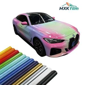 <span class=keywords><strong>Film</strong></span> de covering automobile bleu métallisé, rouleau complet de vinyle gris satiné pour voiture, <span class=keywords><strong>film</strong></span> de covering automobile personnalisé - Product Image 1