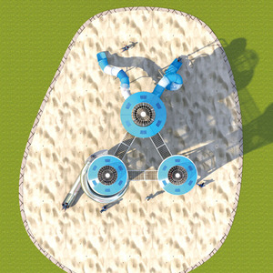 Thiết bị trượt nhựa trẻ em khu vui chơi ngoài trời cho trẻ em - Product Image 2