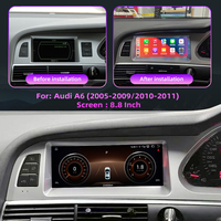 Radio para Auto Android 14 de 8.8 Pulgadas con Snapdragon 665 para AUDI A6 A6L MMI 2006-2011, Volante a la Derecha, Reproductor Multimedia con Android Auto y CarPlay