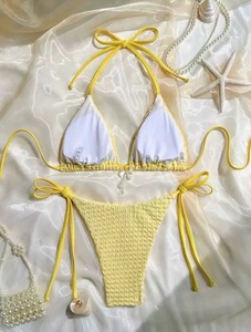 <span class=keywords><strong>2026</strong></span> Zwemkleding Tweedelig Bikiniset Jacquard Tweedelig Set Op Maat - Product Image 3