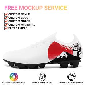 Zapatos <span class=keywords><strong>de</strong></span> Fútbol para Equipos al por Mayor, OEM ODM, Impresión Bajo Demanda, Logotipo Personalizado, <span class=keywords><strong>Nombre</strong></span> Personalizado, Tacos <span class=keywords><strong>de</strong></span> Entrenamiento SC02-26025043-7 - Product Image 2