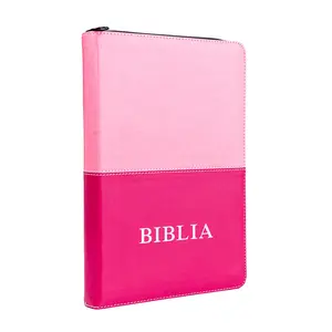 Fábrica Profesional Fabricante Personalizado Español Cristiano Biblia Impresión King James Versión Biblia Libros Imprimir Con Cremallera