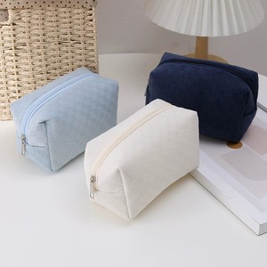 Bolsa de Maquiagem Texturizada JOYSUN com Logo Personalizado, Organizador Portátil de Material Escolar, Estojo Cosmético - Product Image 3