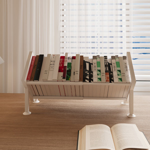 Desktop Extendable Bookshelf Adjustable <b>Storage</b> Rack For Office Study Room Student Dormitory Organizing Books With PP Material - Product Image 1