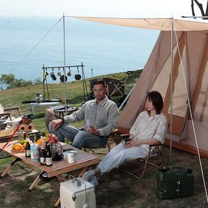 Explorer Spring <b>Tent</b> 250x250cm Single Layer Thickened Rainproof <b>Large</b> Space Outdoor Camping <b>Tent</b> 6-8 Person Three Seasons - Product Image 1