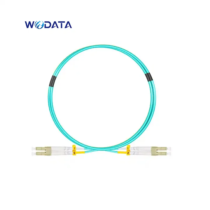 제조업체 FTTH 광섬유 LC-LC OM3 멀티 모드 듀플렉스 케이블 점퍼 광섬유 패치 코드