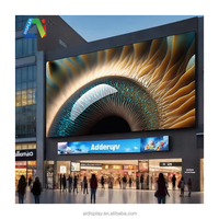 Écran d'affichage numérique LED fixe extérieur commercial P2/P4/P5/P8/P10, étanche, haute définition, pour la publicité dans les stades