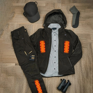 OEM Unisex wasserdichte beheizte Jacke Intelligente elektrische Jacke mit Hoodie USB atmungsaktive Jagd jacke für Camping reisen - Product Image 1