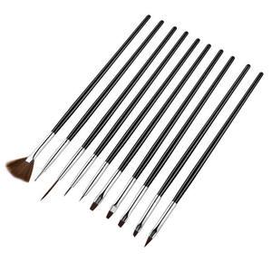 Wellflyer แปรงทำเล็บ <span class=keywords><strong>NABR</strong></span>-015แปรงขัดเล็บเจลอะคริลิค kolinsky แปรงไม้คุณภาพสูง - Product Image 4