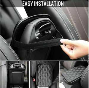 Funda <span class=keywords><strong>de</strong></span> cojín para Reposabrazos <span class=keywords><strong>de</strong></span> coche, Protector <span class=keywords><strong>de</strong></span> caja para consola central <span class=keywords><strong>de</strong></span> PU, envío gratis - Product Image 5