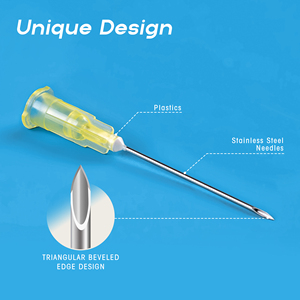 Agujas de <span class=keywords><strong>Mesoterapia</strong></span> Veterinarias de la Mejor Calidad, <span class=keywords><strong>Aguja</strong></span> Hipodérmica Más Larga, <span class=keywords><strong>Aguja</strong></span> Profesional Desechable de Acero Inoxidable de 31g y 4mm - Product Image 1