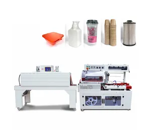 Economic L bar sealer shrink wrap small box book toy plastic film wrapping sealing automatic heat shrink packing machine